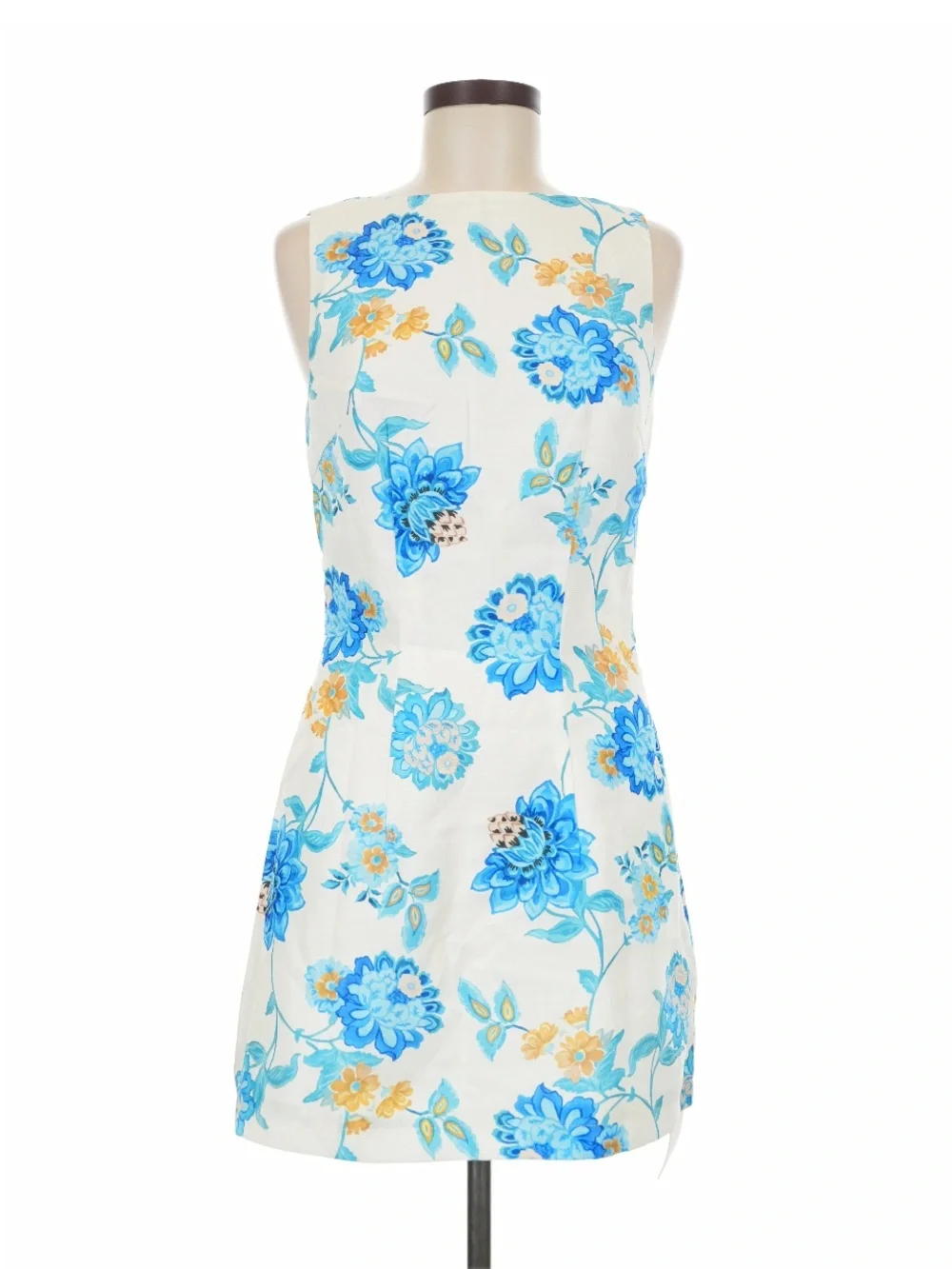 Commense Floral Backless A-Line Dress